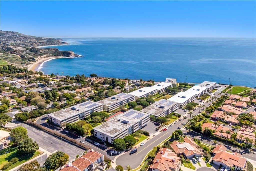 Aerial view of the Palos Verdes Bay Club condominium complex