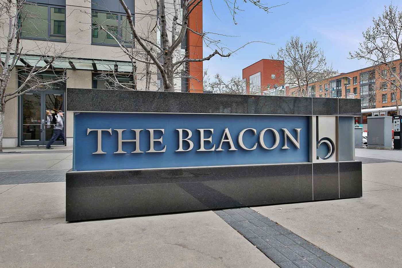 The Beacon entrance sign, San Francisco